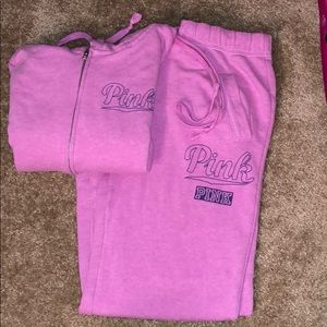 Pink Boyfriend Jogging suit